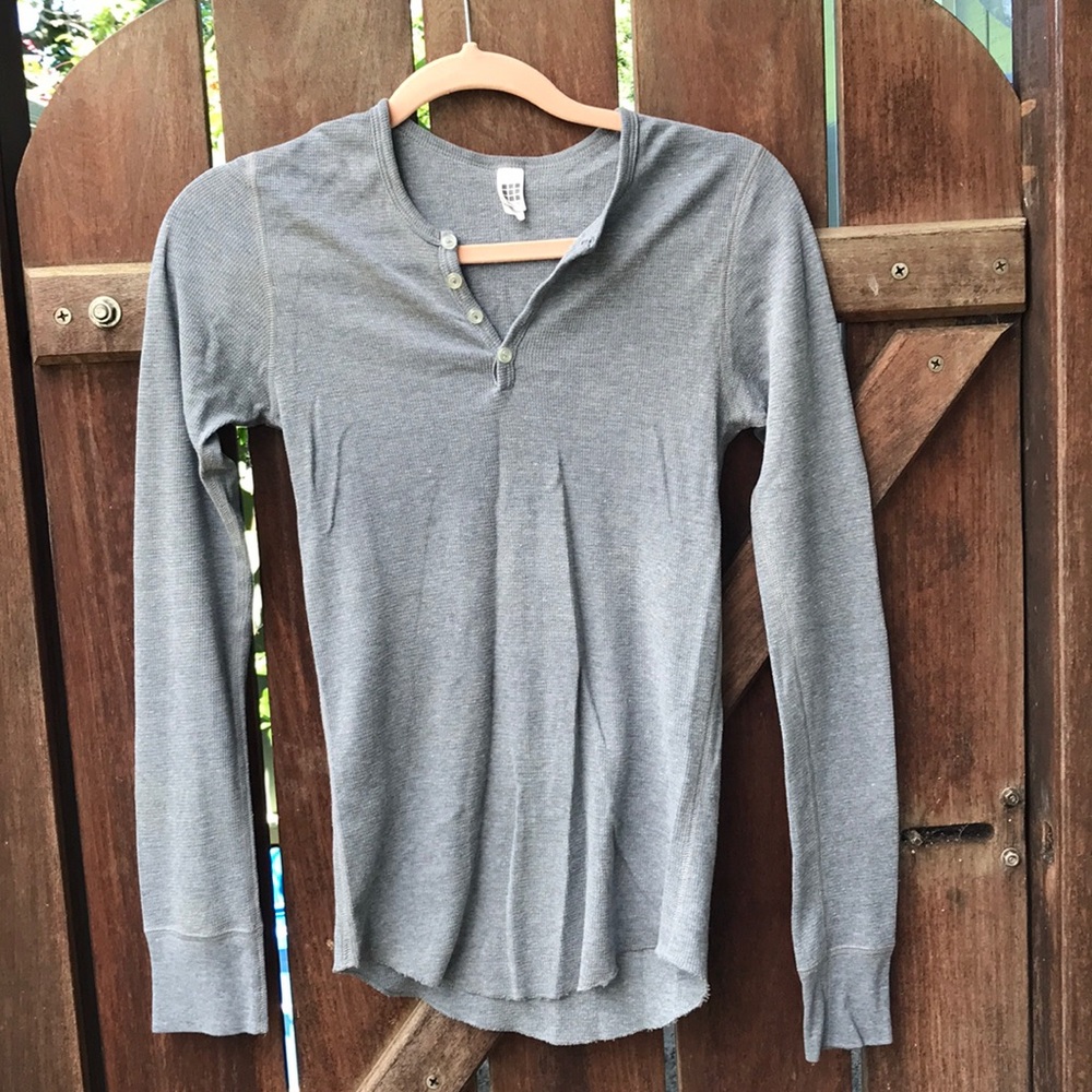 American apparel thermal longsleeve